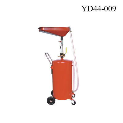 YD44-009/009A 18Gal Self-Evac Oil Drainer: 46-70" Height, 8" Hose, for Trucks/Agri/Shops