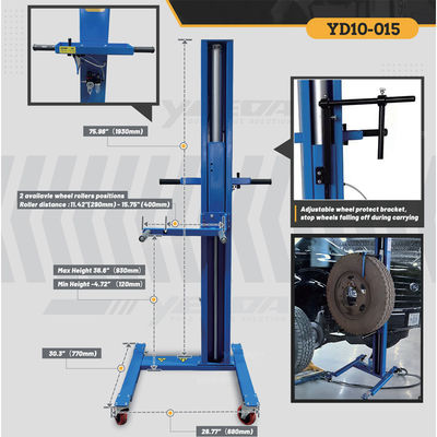 Workshop Air - Operated Wheel Lift, 200LBS Capacity, Easy Lifting
