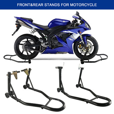 Motorrad-Aufzug-Bank Front And Rear Paddock Stands 500kgs
