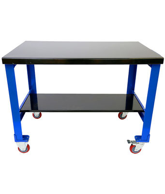 Blauer schwarzer verschließbarer Werktisch 1100X700X830mm harter Beanspruchung