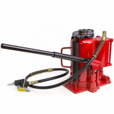 Rote 32 Ton Ram Saddle Air Operated Bottle Jack Steel Material