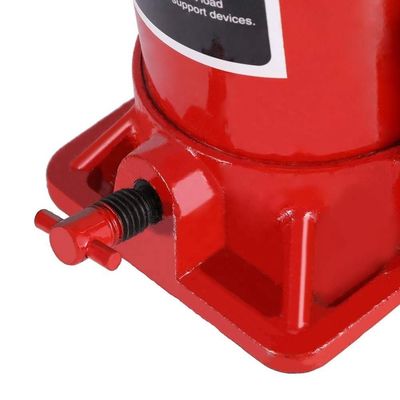 Rote 20 Ton Pneumatic Hydraulic Bottle Jack mit Ram Saddle