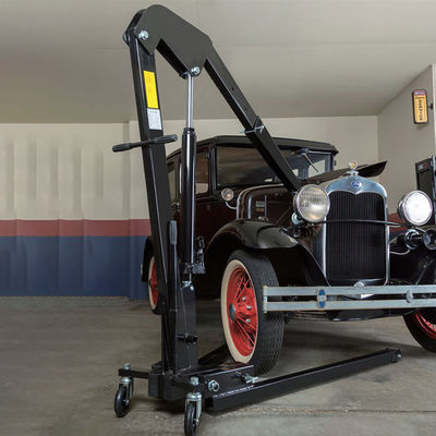 360° Truck Mount Crane (1000LBS)，Auto Shop, 4 Lifting Gears + Hydraulic Pump