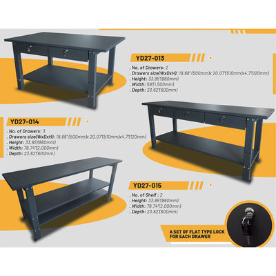 Workshop Heavy - Duty Workbench, Large Surface & Storage