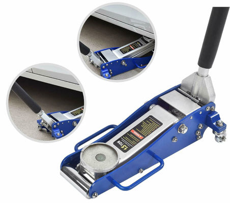Aluminum Steel 1-1/2Ton Low Profile Air Hydraulic Floor Jack